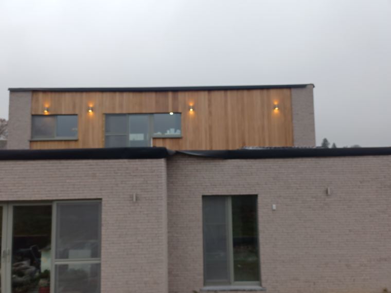 Houten gevelbekleding